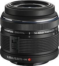 Olympus M.Zuiko Digital 14-42 mm F3.5-5.6 R II 37 mm Objectif (adapté à Micro Four Thirds) noir