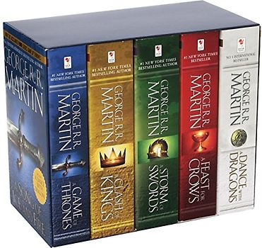 George R. R. Martin Song of Ice and Fire Series: A Song of Ice and Fire Volumes 1-5 - George R. R. Martin [5 Bände im Schuber]