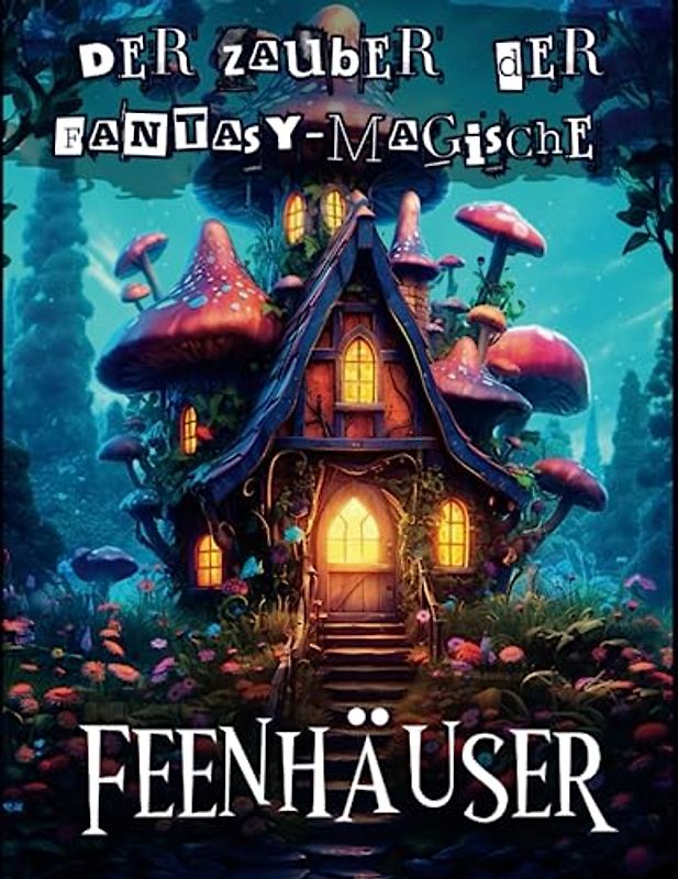 Der Zauber der fantasy-magische Feenhäuser: Verzauberndes Fantasy Malbuch für Erwachsene Und Kinder das dir eine zauberhafte Reise in die Welt der ... Malbuch mit Feenhäuschen und Baumhäusern