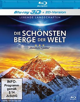 Die schönsten Berge der Welt 3D 3D Blu-ray Disc