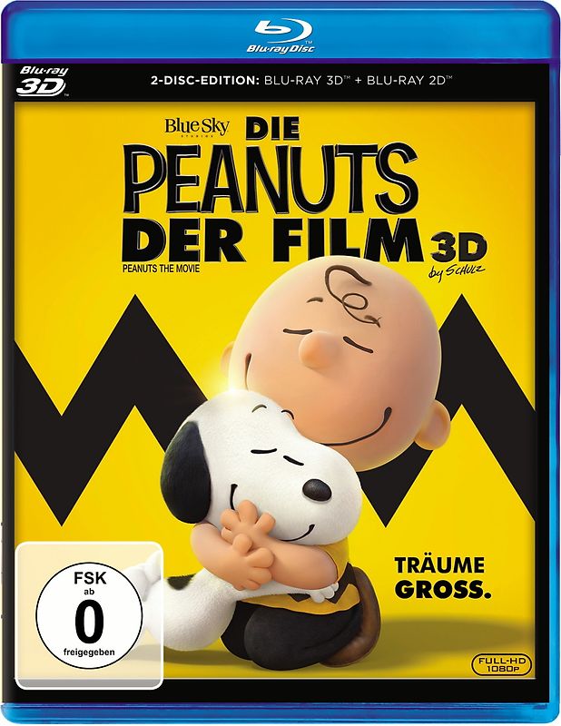 Die Peanuts - Der Film (Blu-ray 3D) 3D Blu-ray Disc