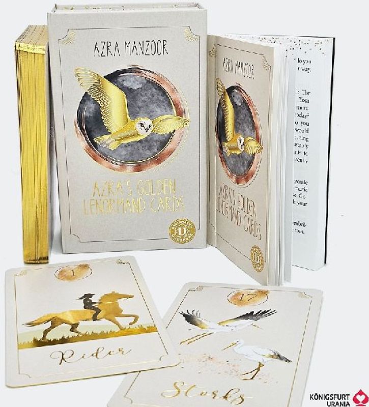 Azra's Golden Lenormand: 36 Golden Lenormand cards in modern, enchanting design
