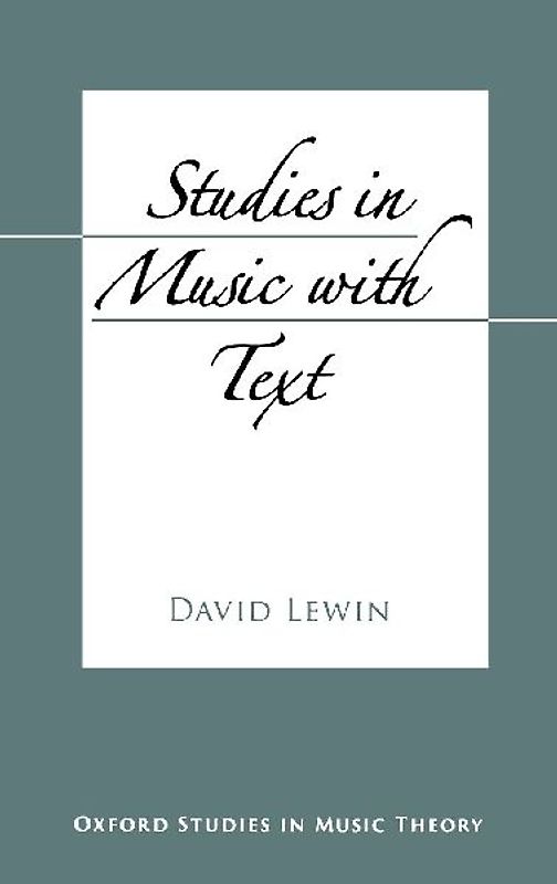 Studies in Music with Text