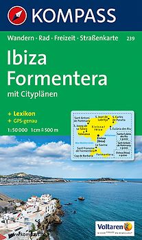 KOMPASS Wanderkarte 239 Ibiza, Formentera 1:50.000