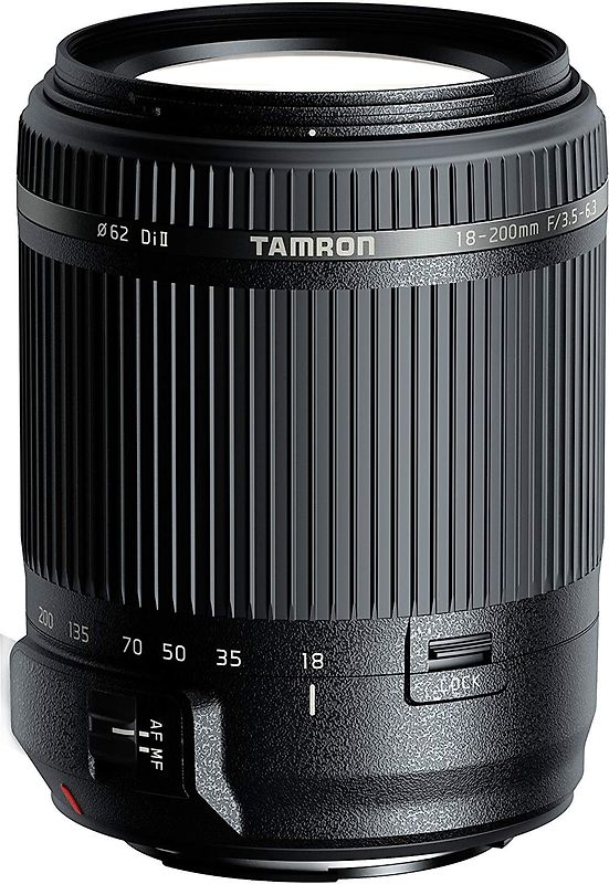 Tamron 18-200 mm F3.5-6.3 Di II 62 mm Objectif (adapté à Sony A-mount) noir
