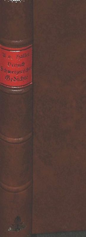 Versuch schweizerischer Gedichte