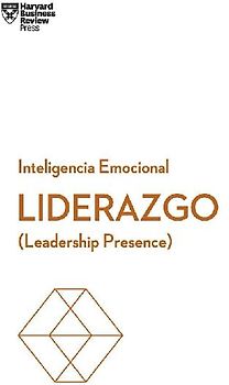 Liderazgo. Serie Inteligencia Emocional HBR (Leadership Presence Spanish Edition)