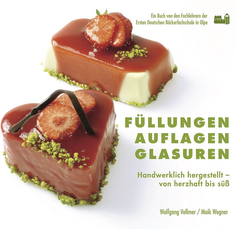 Füllungen, Auflagen, Glasuren