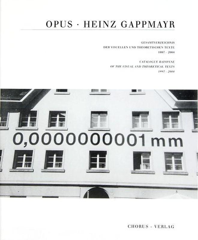Heinz Gappmayr - Opus 3