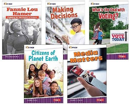 Icivics Grade 4: Community & Social Awareness 5-Book Set