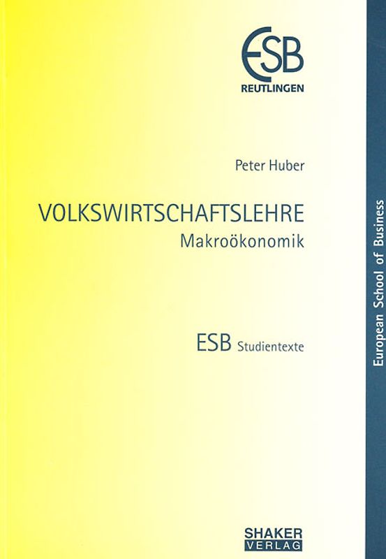 VOLKSWIRTSCHAFTSLEHRE