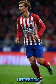 Notebook : Antoine Griezmann Notebook 100 Pages Collage Lined Pages Thankgiving Notebook Journal Gift Idea For Students, Teens, Boy and Girl #242