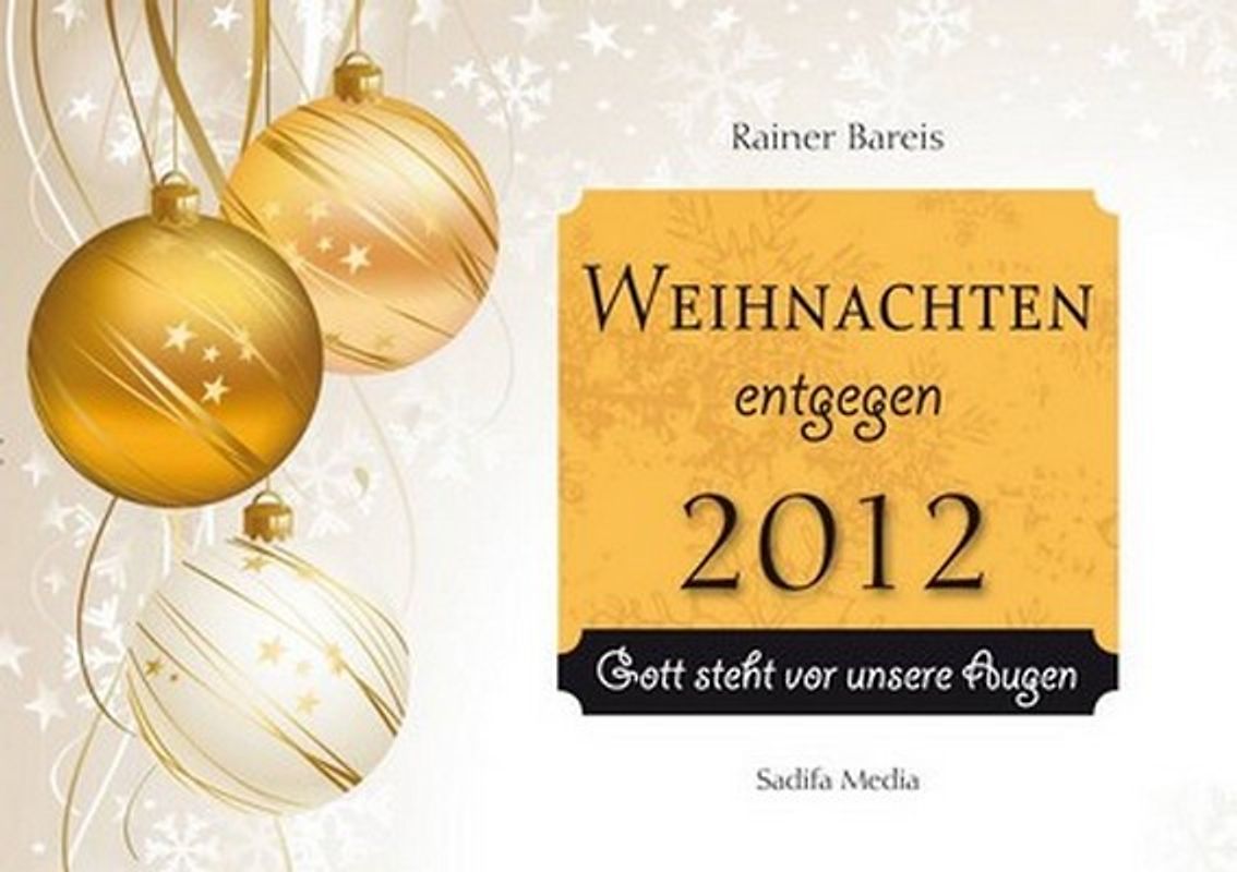 Weihnachten entgegen 2012 - Nr. 601