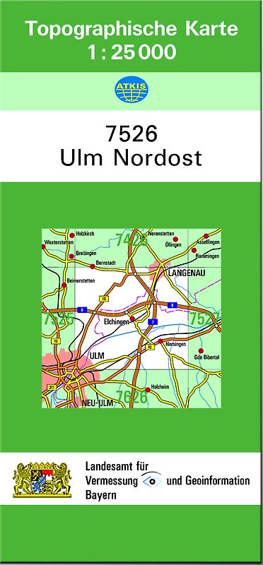 TK25 7526 Ulm Nordost