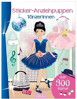 Sticker-Anziehpuppen – Tänzerinnen