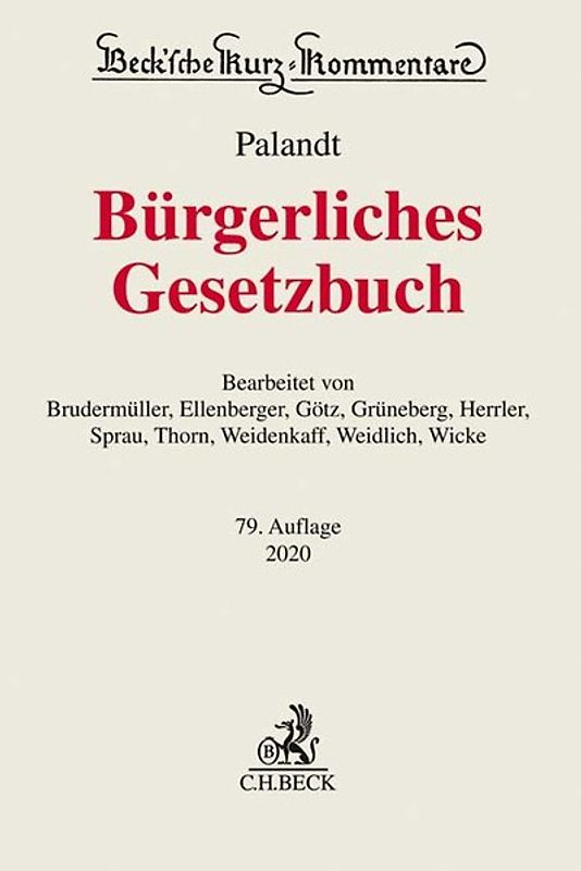 Bürgerliches Gesetzbuch
