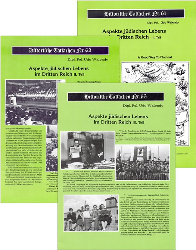 Aspekte jüdischen Lebens im Dritten Reich