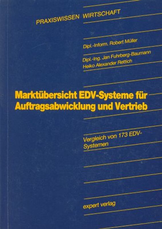 Marktübersicht EDV-Systeme für Auftragsabwicklung und Vertrieb