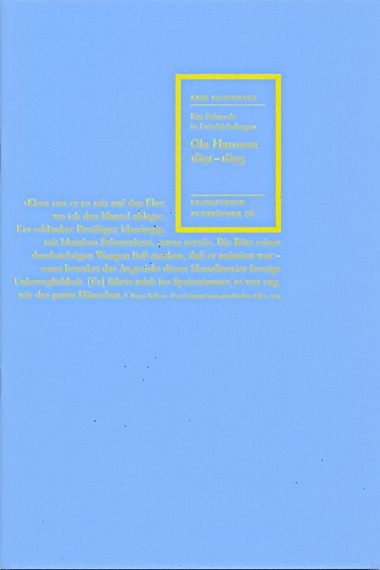 Ola Hansson 1891-1893