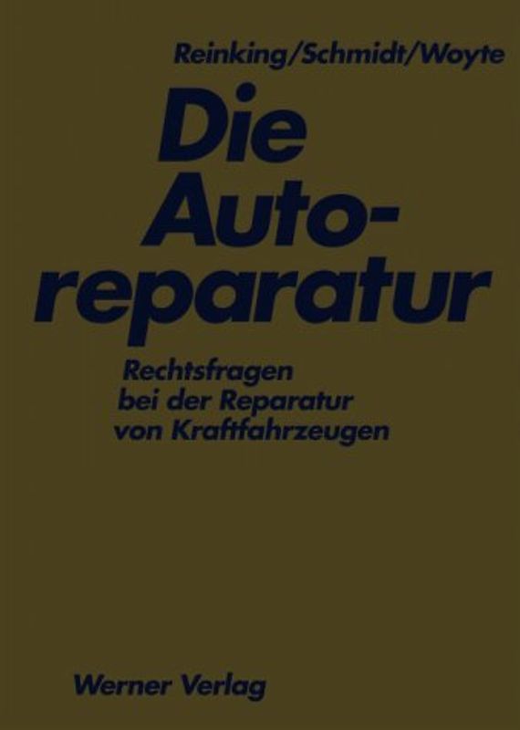 Die Autoreparatur