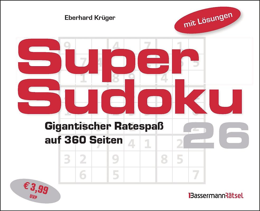 Supersudoku 26 (5 Exemplare à 3,99 €)