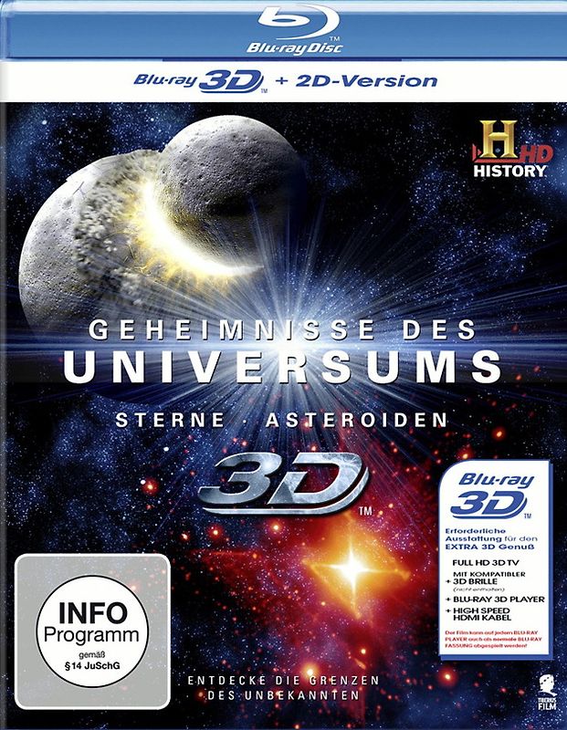 Geheimnisse des Universums: Sterne - Asteroiden 3D 3D Blu-ray Disc