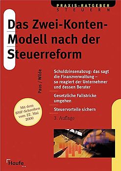Das Zwei-Konten-Modell nach der Steuerreform