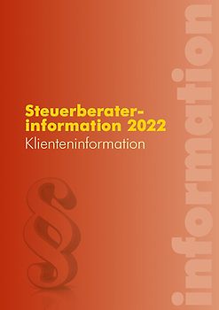 Steuerberaterinformation 2022