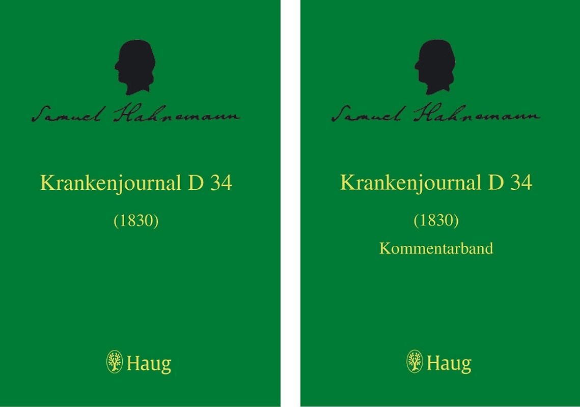 Die Krankenjournale. Kritische Gesamtedition / Band 34 + 34K: Krankenjournal D 34 + Kommentarband (1830)