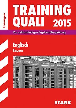 Training Quali Bayern - Englisch Lösungsheft