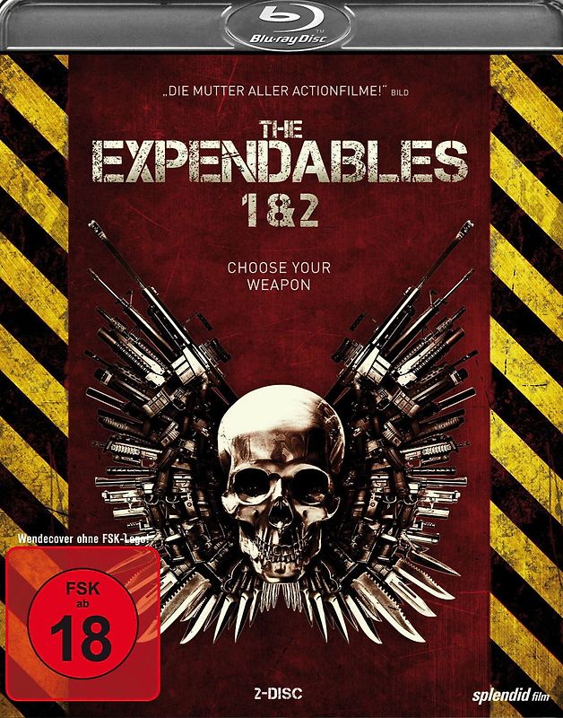 The Expendables 1+2 Blu-ray Disc