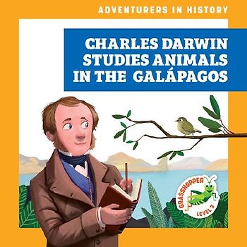 Charles Darwin Studies Animals in the Galápagos