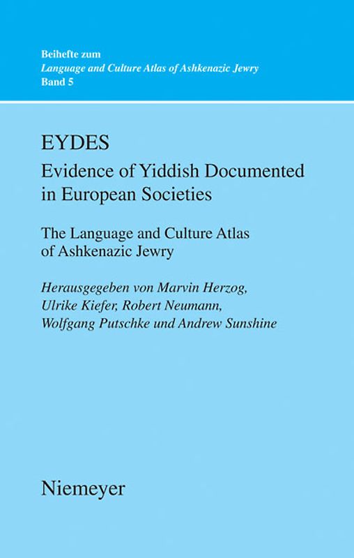 EYDES (Evidence of Yiddish Documented in European Societies)