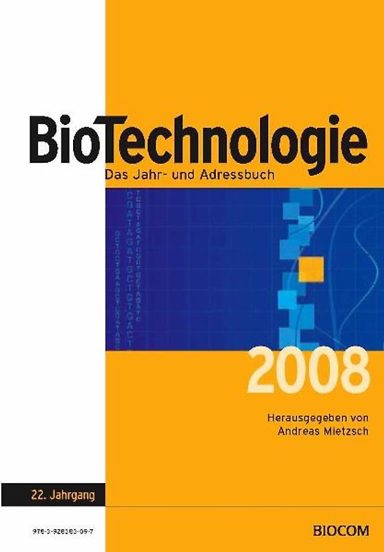 BioTechnologie - Das Jahr- und Adressbuch 2008