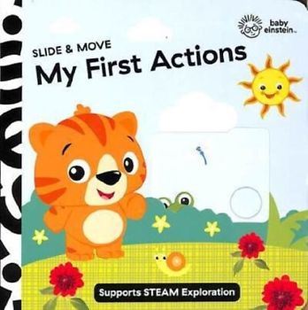 Baby Einstein Slide & Move My First Actions Novelty Board Book