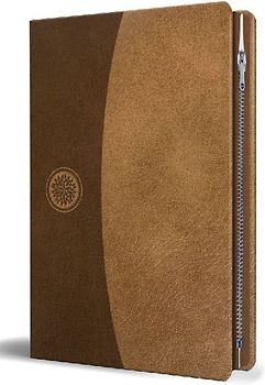 Biblia Reina Valera 1960 Tamaño Grande, Letra Grande Piel Canela Con Cremallera / Spanish Holy Bible Rvr 1960. Large Size Large Print Brown Leather with Zipper