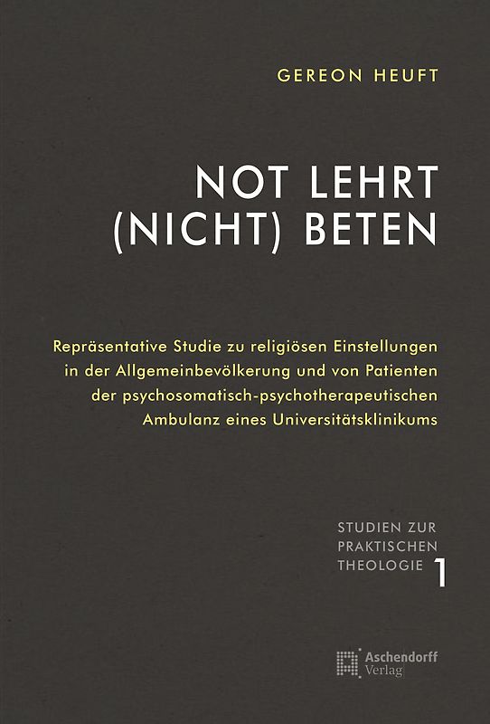 Not lehrt (nicht) beten