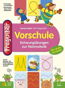 Fragenbär Vorschule. Schwungübungen zur Feinmotorik