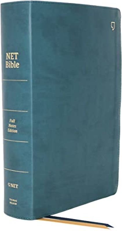 Net Bible, Full-Notes Edition, Leathersoft, Teal, Indexed, Comfort Print
