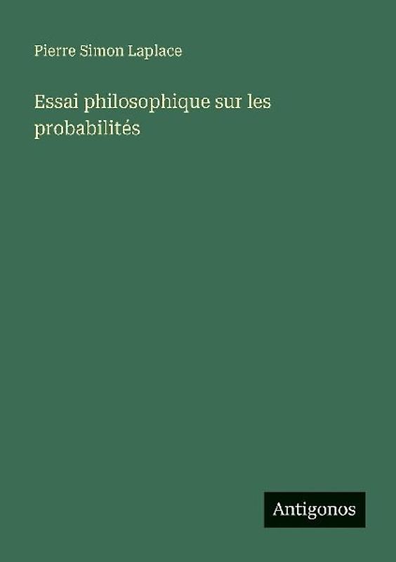 Essai philosophique sur les probabilités