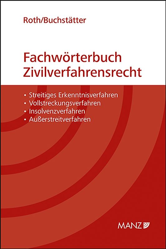 Fachwörterbuch Zivilverfahrensrecht