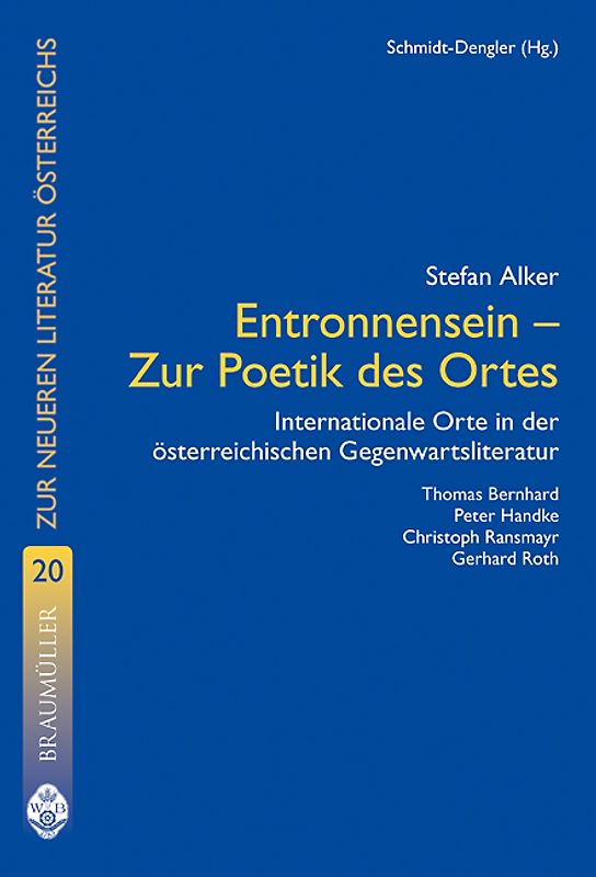 Entronnensein - Zur Poetik des Ortes