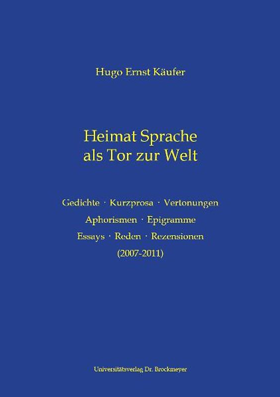 Heimat Sprache als Tor zur Welt