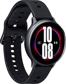 Samsung Galaxy Watch Active2 44 mm boîtier aluminium noir et bracelet sport noir [Wi-Fi, Under Armour Edition]