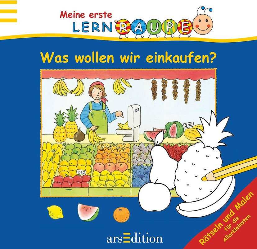 Lernraupe - Was wollen wir einkaufen?