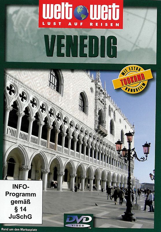 Venedig (Reihe welt weit) mit Bonusfilm "Toskana" Länge: ca. 79 Min. DVD