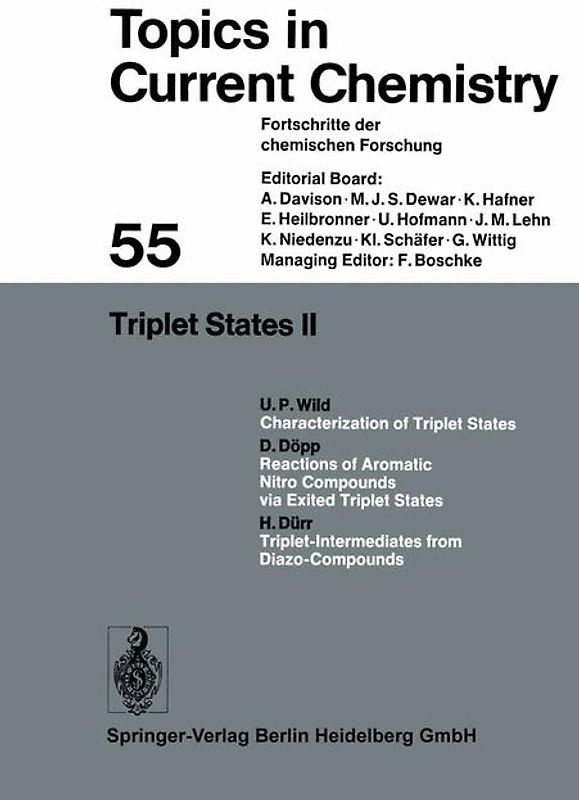 Triplet States II