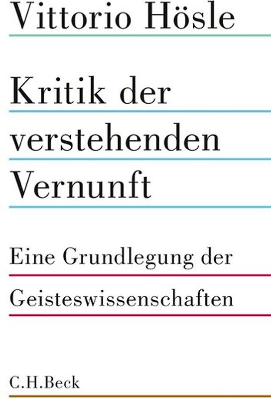 Kritik der verstehenden Vernunft