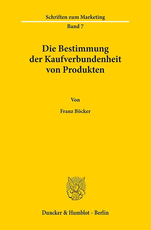 Die Bestimmung der Kaufverbundenheit von Produkten.