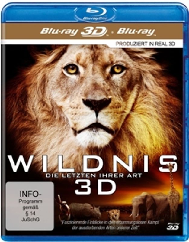 Wildnis 3D - Die letzten Ihrer Art 3D Blu-ray Disc